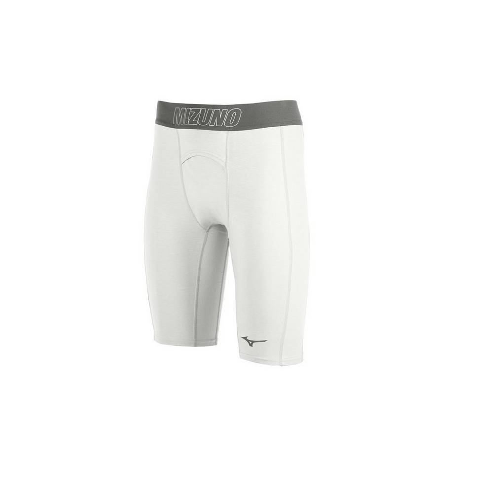 Pantaloncini Mizuno Baseball The Arrival Compression Uomo - Bianche - 86047-GYHM